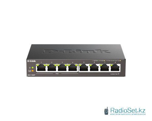 Коммутатор D-Link DGS-1008P/F3A